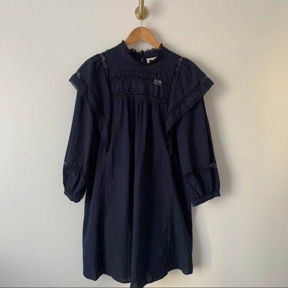 Anthropologie Maeve | Fleetwood Navy Tunic Dress - Picture 4 of 16
